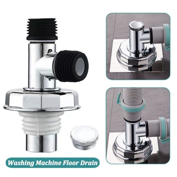 Drains Washing Machine Floor Drain Adapter Anti-overflow Bathroom Pipe Sewer Connector Dishwasher Drain Deodorant Sealing Ring Adapter