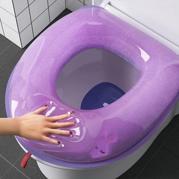 Toilet Seat Covers Washable Sticker Foam Cover Waterproof Silicone Four Seasons Soft Bathroom Closestool Mat Pad Cushion