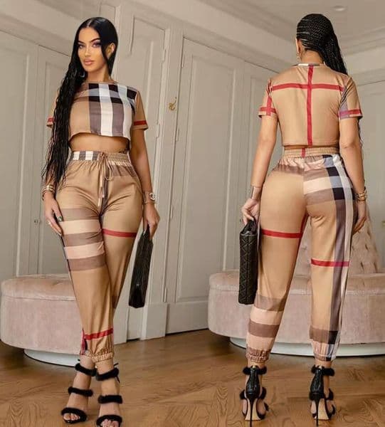 Women's Two Piece Pants 2023 Spring Casual Women's Fashion Casual Set Ladies suits