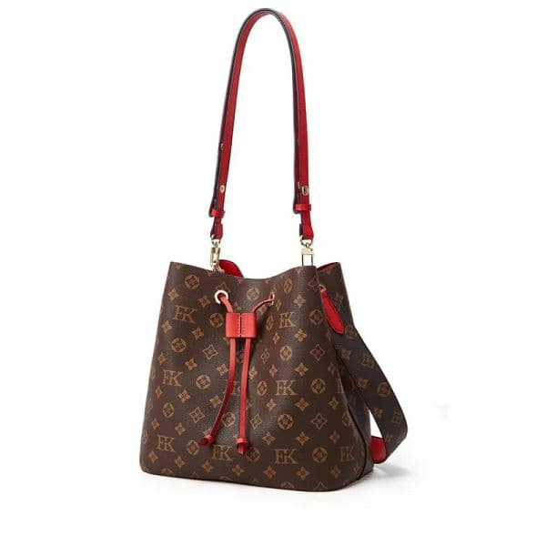 Luxury Women Handbags Vintage Bucket Bags Crossbody Shoulder Bag Wallet Classic Letter Genuine Leather Drawstring Handbag Purse 2023new