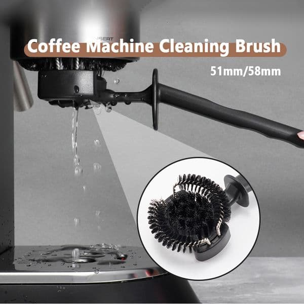 Coffee Grinder Brushes 5158mm Espresso Machine Cleaning Brush Replaceable Head Maker Cafe Cleaner Brewing Tool 230327