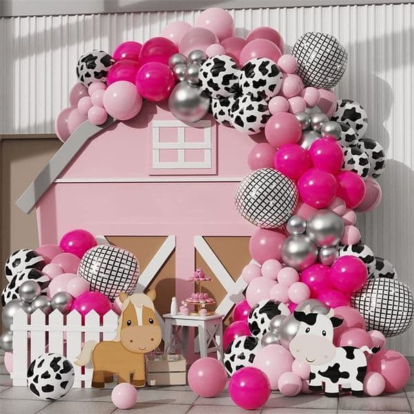 Other Event Party Supplies 116pcs Cowgirl Bachelorette Balloons Garland Arch Kit With 4D Foil Ballon for Birthday Wedding Party Decoration Supplies 230329