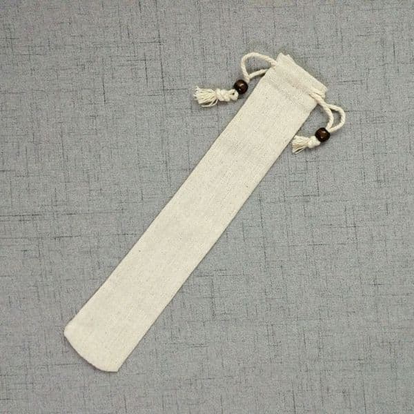 Cotton Chopstick Sleeve Simple Tableware Bundle Pocket Household Kitchen Accessories Flax Packing Storage Bag High Quality dh5432
