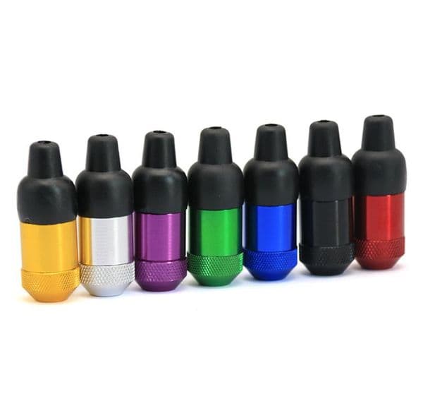 Smoking Pipes Metal flat rubber nipple, pipe, snuff holder, small size 53MM snuff bottle
