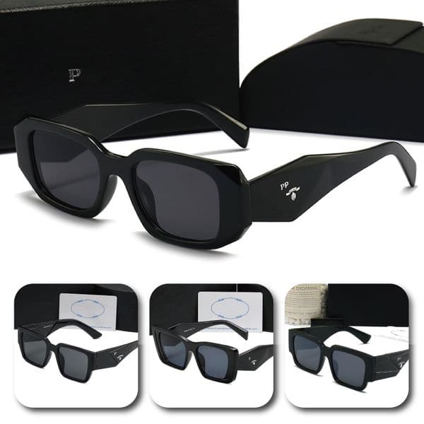 Square HD nylon lenses UV400 Anti-radiation street fashion beach catwalk suitable for all wear matching style designer sunglasses unisex with box