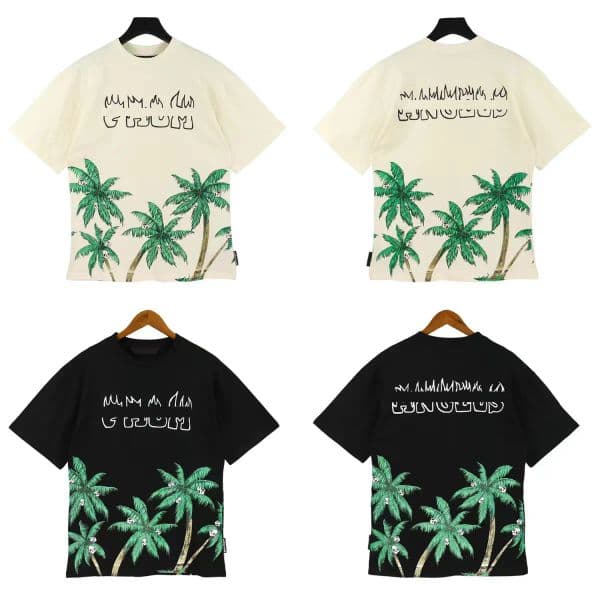 Mens T-shirt designer shirts for men women clothes black and white tees spring summer round neck shorts sleeves breathable cotton printed coats European size s-xl