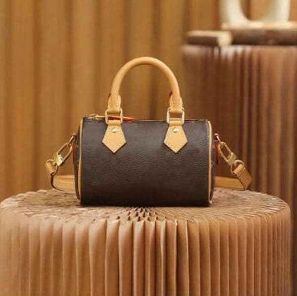 Top-level Replication Designer Tote Bag 16CM Nano Speedy luxury Shoulder Handbags M81085 With Box WL172