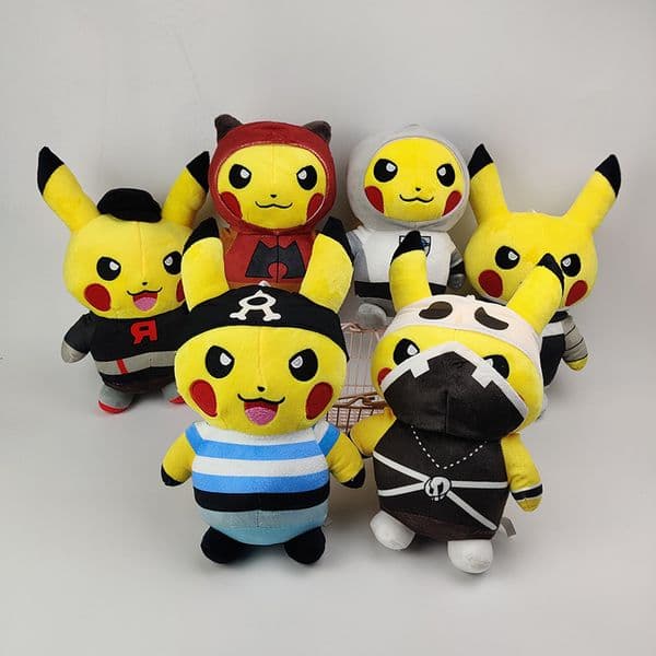 2026 New Wholesale Anime Pocket Series Cute Villain Prank Ninja Plush Toy Children's Game Playmate Holiday Gift Zwj