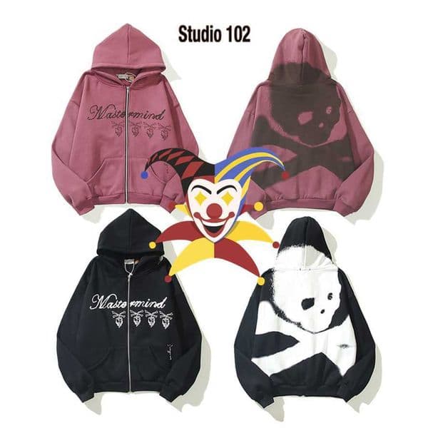 Men's Hoodies Sweatshirts 2022fw Cardigan Mastermind Hoodie Men Women Skull Print Pullover Hooded harajuku J230509