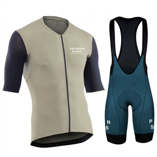 2025--Cycling Jersey Sets Men Normal Studios Summer Cycling Jersey Short Sleeves Bibs Shorts Suit Bicycle Clothing Set Uniform Shirt