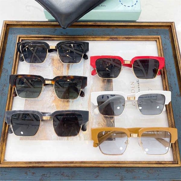 Fashion OFF W sunglasses Luxury 22 year new trendsetter WHITE Male ow Same Female OERI024 box with logo