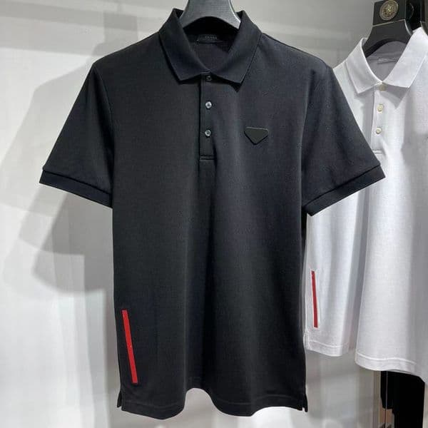Man Polos T Shirt Casual Shirts Designer Striped Tops Short Sleeves Breathable Tees Men Polo Mercerized Cotton High Quality M-5XL