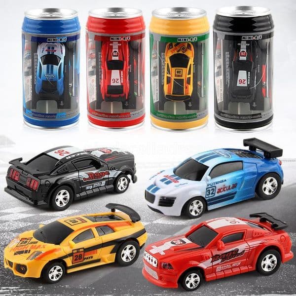 Creative Coke Can Mini Car RC Collection Radio Controlled Cars hines On The Remote Control Toys For Boys Kids Gift G0517