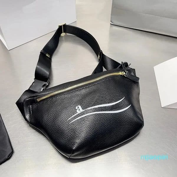 Designer -bag belt bag women fanny pack Leather waist bags bumbag handbags womens fashion classic black handbag