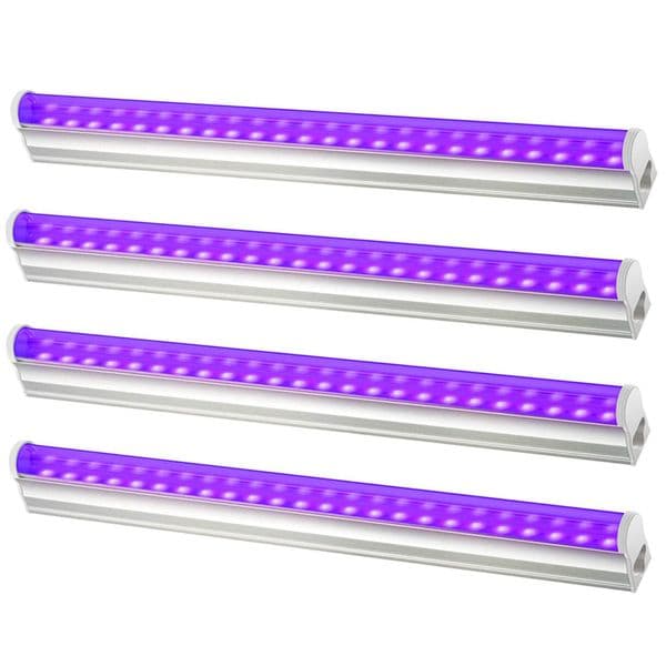 UV LED Black Light 10W UV T5 LED Tube Black Lights Blacklight Posters UV Art Bedroom Ultraviolet Light for Halloween and Blacklight Parties crestech168