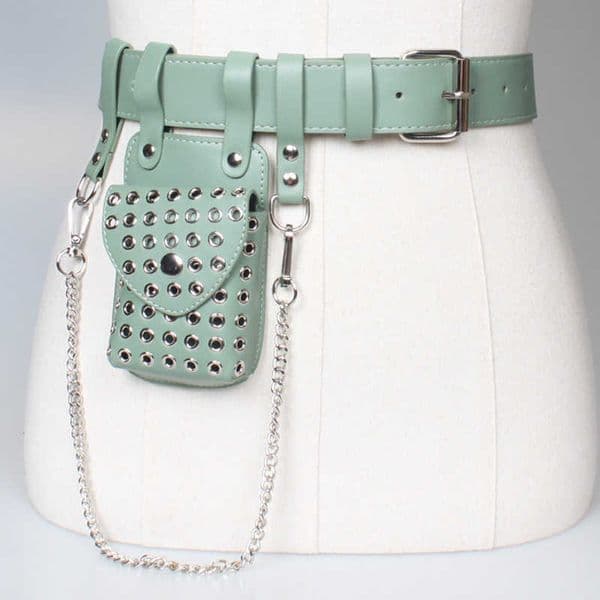 Belt Bag Gothic Fanny Packs Waist Bags Rivet Women s Fashion Mini Style Packaging Decoration Sweater Ins 230523