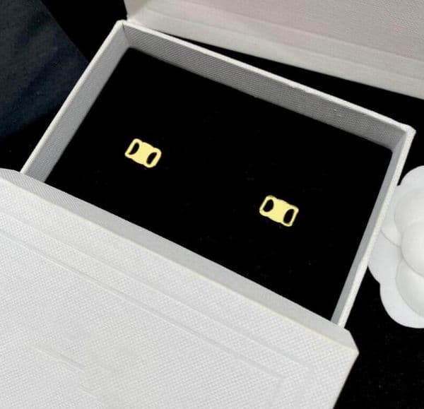 Fashion Earrings Designer Simple Earing for Man Womens Classic Stud 2 Styles with Gift Box High Quality
