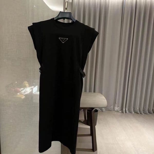 Summer Luxury Brand Designer Dress Fashion Letter Printed Dresses For Woman Slim Quick Dry Mini Skirt American Womens Clothing