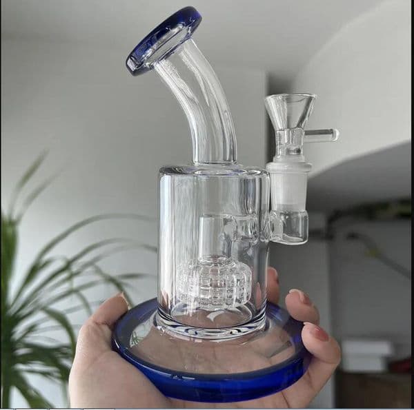 Matrix Perc Glass Water Bongs Smoking Glass Water Pipes bubbler Hookahs Unqiue Bong Heady Oil With 14mm accessory