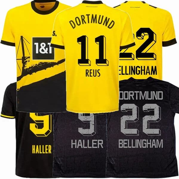 Player fans version 22 2023 2024 DORTMUND Soccer Jerseys REUS BRANDT BELLINGHAM SULE SCHLOTTERBECK HUMMELS REYNA HALLER MALEN MOUKOKO football men kids shirt