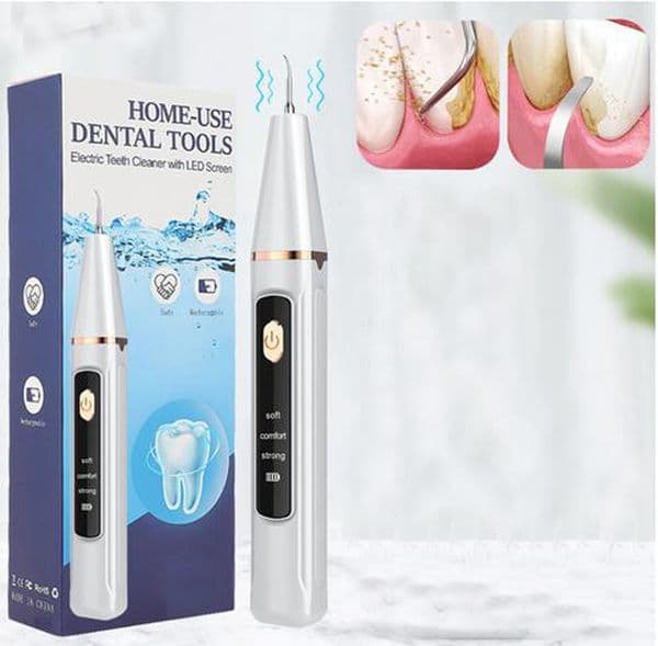 Ultrasonic Three Intensities Calculus Remover Electric Dental Scaler Tooth Cleaner Smoke Stains Tartar Plaque Teeth Whitening Scaling Tools