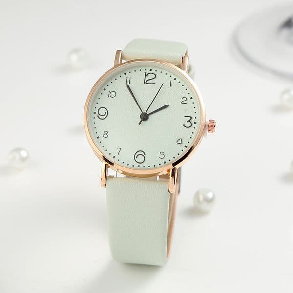 Minimalist Fashion Student WatchWomen Watch Quartz Watch Exquisite Fashion Girl Watch Gift Watchs - a
