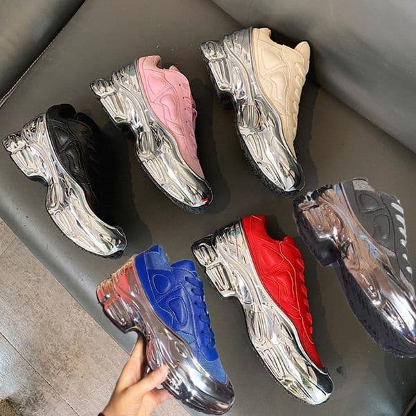 Originals quality Raf Simon shock Ozweego casual roller shoes mens womens classic track trainers outdoor sneakers sports tennies cavas shoes boots luxury brand
