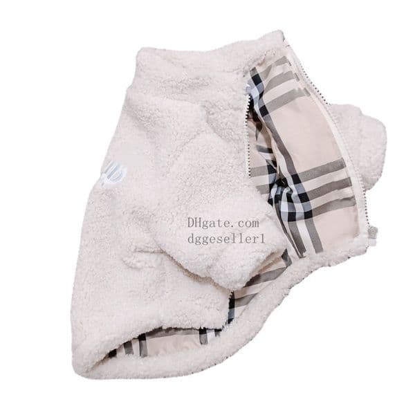 Designer Dog Clothes Brand Dog Apparel Puppy Winter Coat Cold Weather Fleece Pets Sweatshirts Windproof Fall Outfit Soft and Warm Pet Jacket for Small Big Dog XXL A470