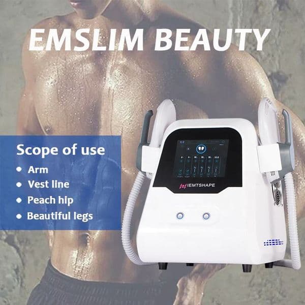 New Generation Electrical Muscle Stimulation Cellulite Removal Machine High Intensity Electromagnetic EMS Body Slimming Contouring Salon