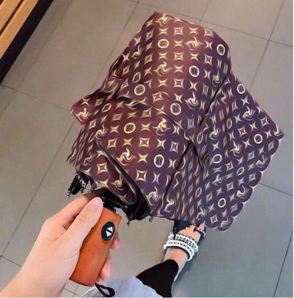 2023 Fashion Hipster Automatic Folding Top Quality Outdoor Travel Designer Multifunction Sun Umbrellas M260302