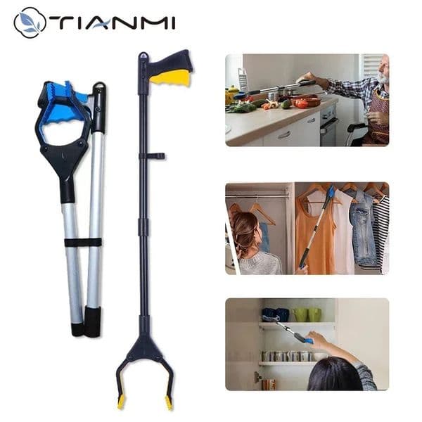 2026 TIANMI Grabber Reacher Tool Foldable Lightweight Trash Claw Grabbers Elderly Extended perfume Arm cologne Litter Picker Stick For Easy Reaching Free Shippi