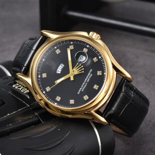 Watch Man Designer Designer Wristwatches Men's Classic Business Watch Bracelet Wrist Tourbillon Luxurious high quality Quartz Brand Watches #63 Clover Ring