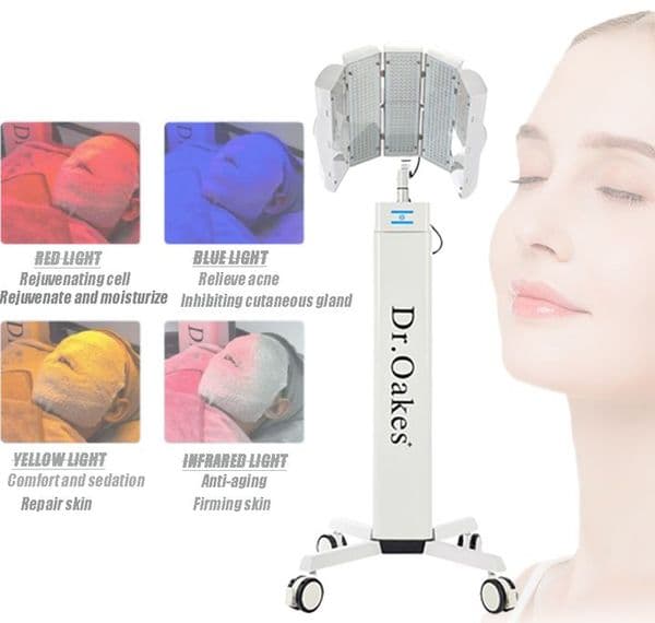 Led Mask Facial Light Therapy Skin Rejuvenation Device Spa Acne Remover Anti-Wrinkle Beauty Treatment