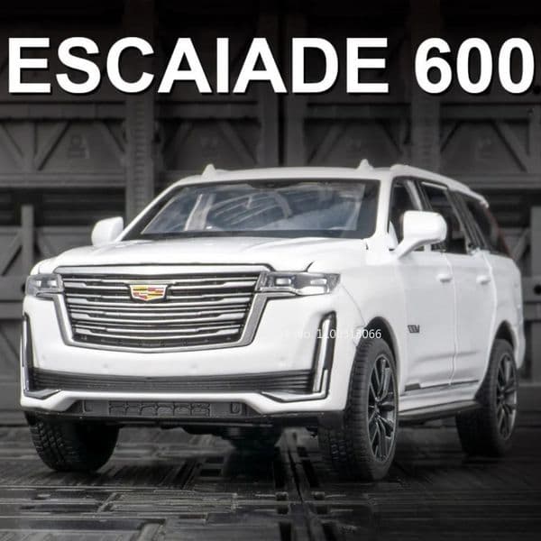 Plane Diecast 1 32 Scale Escalade 600 Alloy Toy Model Metal Diecasts Off-Road Vehicles With Sound Light SUV Car slot car Toys For Children Gifts 231208 Car Tr