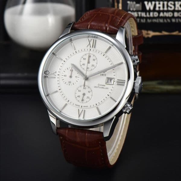 Fashion WristWatches Tissoity Men's Women watches Quality Quartz Movement Watch Luxury wrist-watch bracelet classics 1853 Chemin Des Tourelles watches T099.407