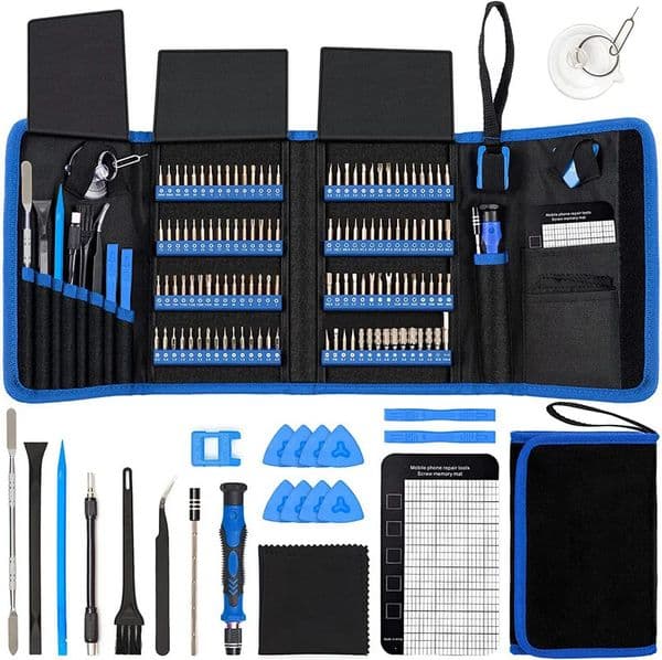 Screwdrivers 142 in 1 Precision Magnetic Screw Screwdrive Driver Torx Hex Phillips Bits Tools Kit Bag Handle Mobile Phone Laptop Repair 231215