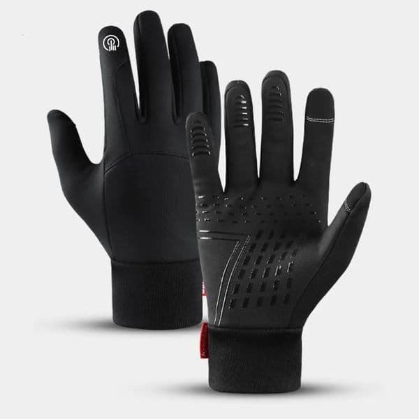 Cycling Gloves Outdoor Sports Autumn Winter Men Splash Proof Warm Windproof Touchscreen Anti slip Motorbike Black 231215
