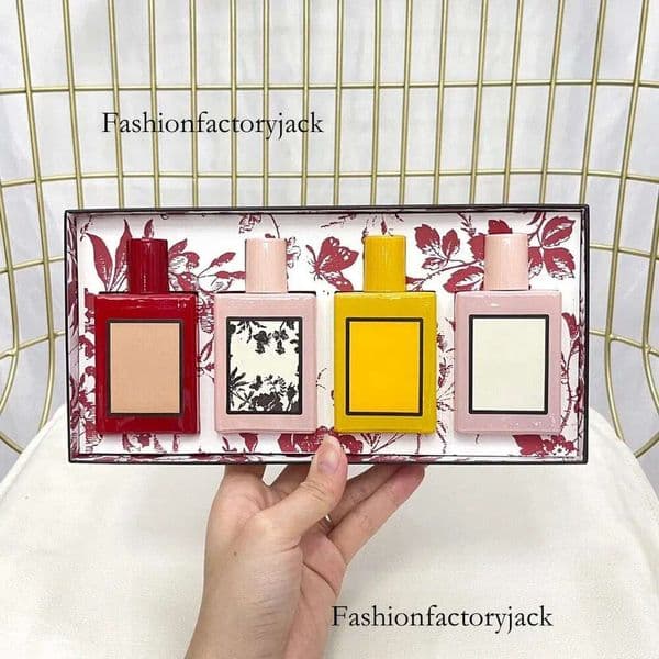 2026 Designer Women's Perfume Bloom Gift Set 30ml 4 Pieces Colognes Long Lasting Scent Floral Bloom Enchanting