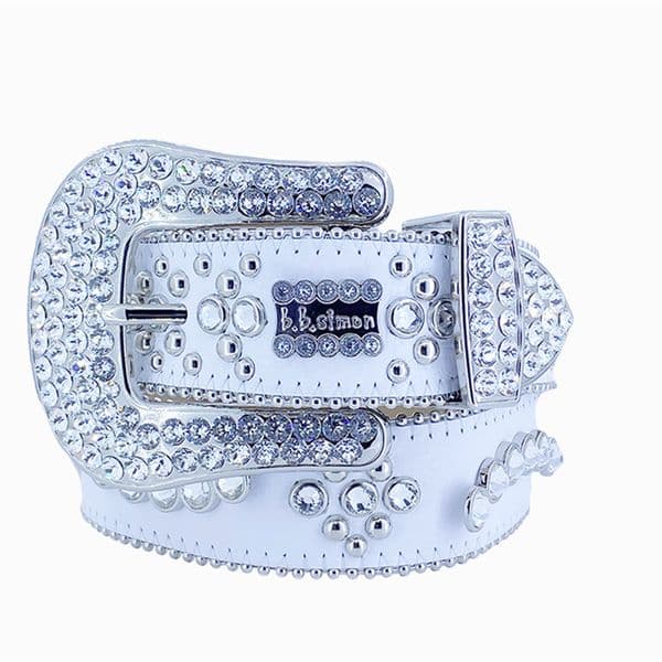 BB simon bb belt Strap Men Women Rhinestones Designer Belt Western Bling Crystal Dia Studded Belts