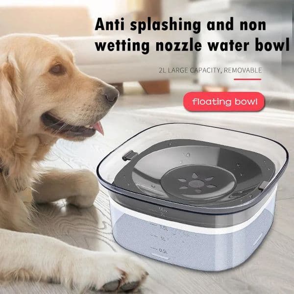 Dog Bowls Feeders Drinking Water Bowl Floating Non Wetting Mouth Cat Without Spill Dispenser Plastic Anti Over 231218