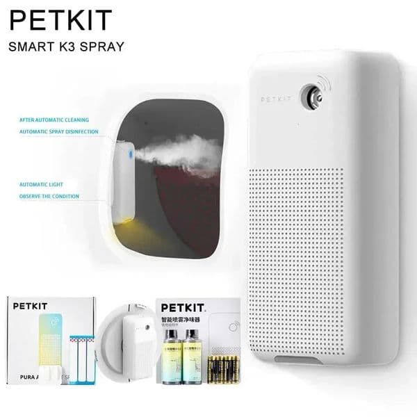 2026 New Other Cat Supplies PETKIT PURA MAX Litter Box Accessoriess Original Smart K3 perfume Spray Odor Eliminator N50 Toilet Control Air Cleaning 231218 col