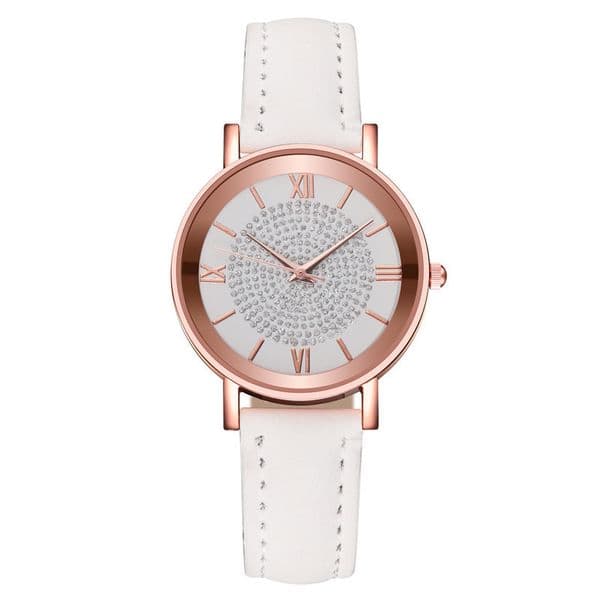 Internet celebrity full-sky star watch Women's fashion multi-color Roman numeral quartz 1wristwatch women's style