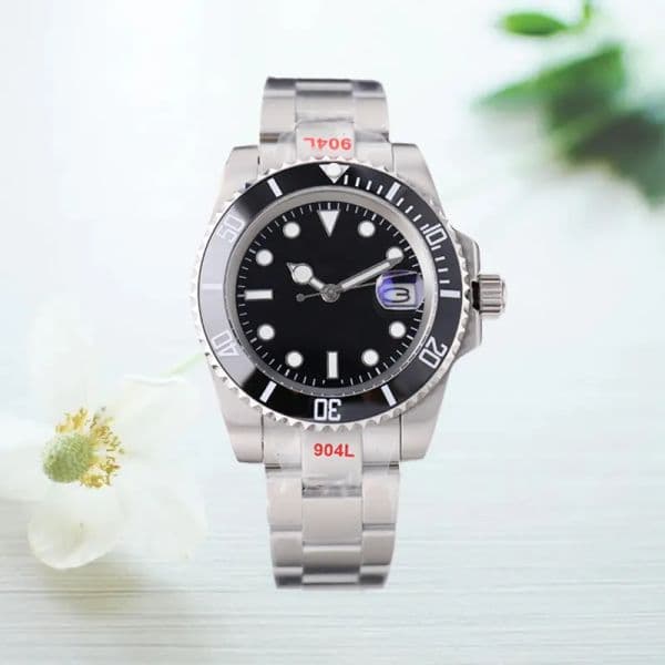 Mens 2027 watch aaa designer watches 40MM Black Dial Automatic Mechanical fashion Classic style Stainless Steel Waterproof Luminous sapphire ceramic dhgate watc