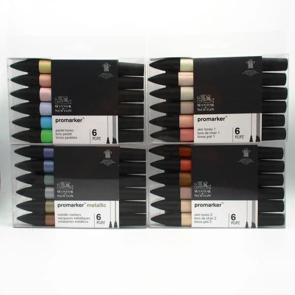 Winsor ton Promarker Set Art Markers 6pcs Style 231220