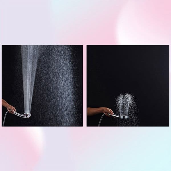 3 Function Adjustable Jetting Shower Head Bathroom High Pressure Water Saving Handheld Anion Filtered Rainfall Spa Shower Heads SH