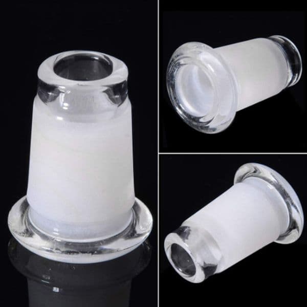 Glass Adapter Connector Downstem Slit Diffuser Down Pipe Smoking Accessories 10mm Female To 14mm Male Glass Reducer Low Profile Adapters