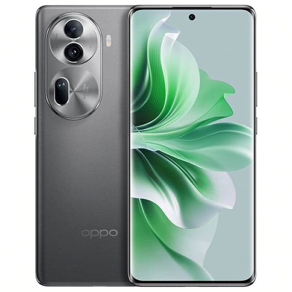 Original Oppo Reno 11 5G Mobile Phone Smart 12GB RAM 512GB ROM MTK Dimensity 8200 50.0MP NFC 4800mAh Android 6.7" 120Hz AMOLED Curved Screen Fingerprint ID Face Cell Phone