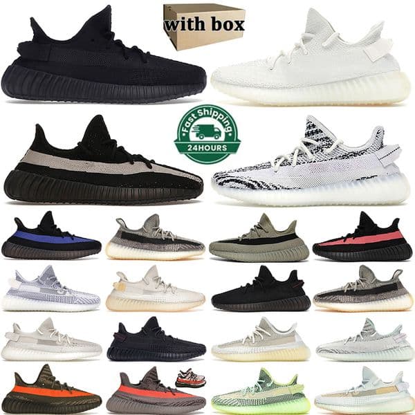 With Box 350designer Running Shoes Men Women Sneakers Onyx Black Red White Blue Bone Light Static Reflective Mens Trainers Oudtoors Sports Size 36-48