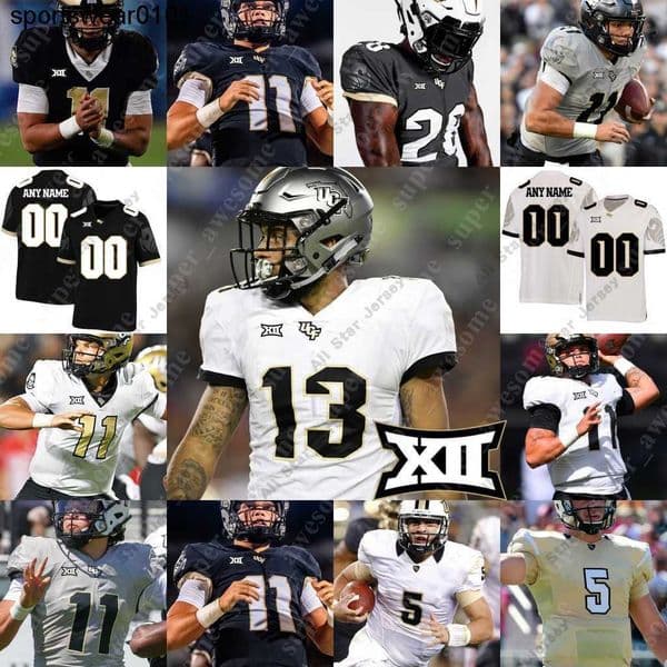 Football Jerseys Ucf Knights Football Jersey Dillon Gabriel Trillion Coles Isaiah Bowser Ryan O'keefe Brandon Johnson Jaylon Robinson