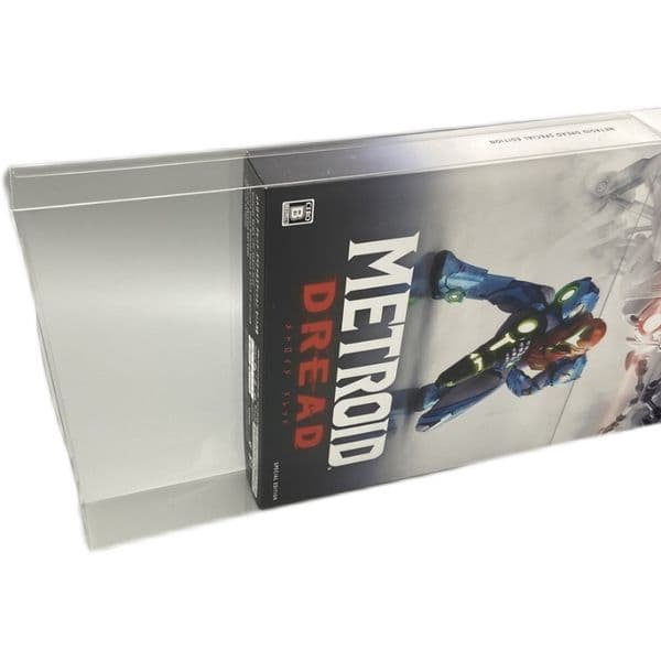 Clear Protection Box For SWITCH NS Metroid Dread Limited Edition EU Version Collection Display Storage Case